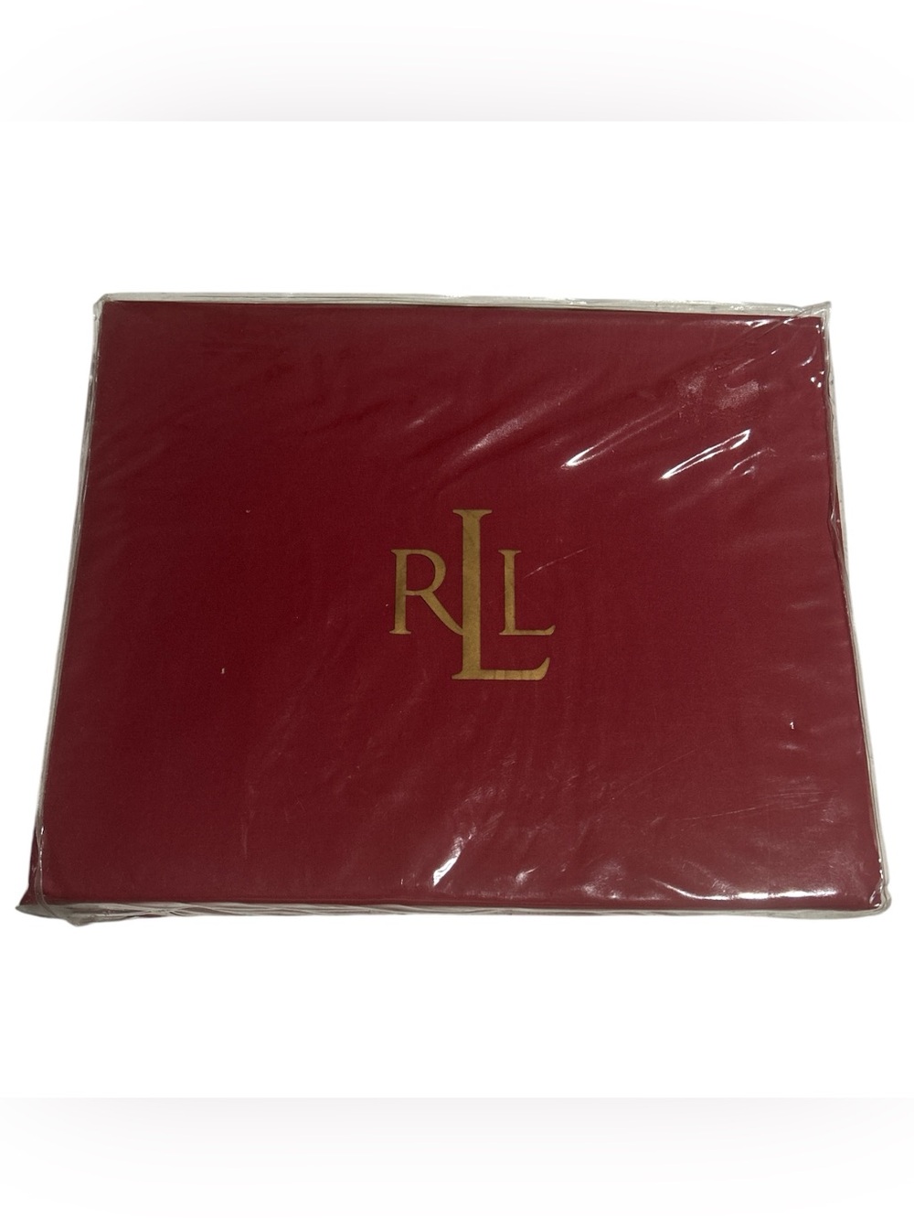 Ralph Lauren Home Wine Red Supima Duvet/Comforter Cover 100% Cotton - NEW